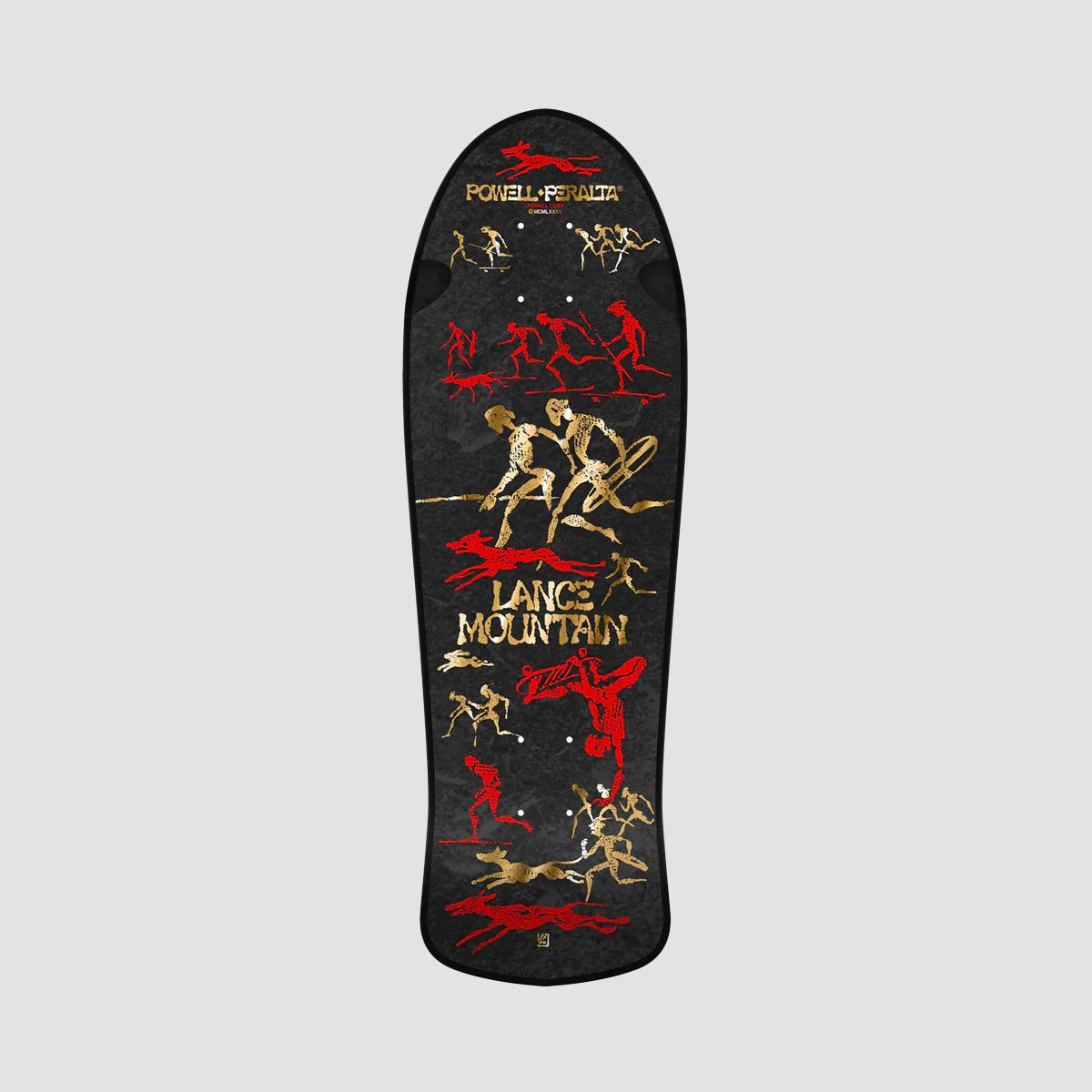 Powell Peralta Bones Brigade Series 16 Lance Mountain Skateboard Deck Black - 9.9"