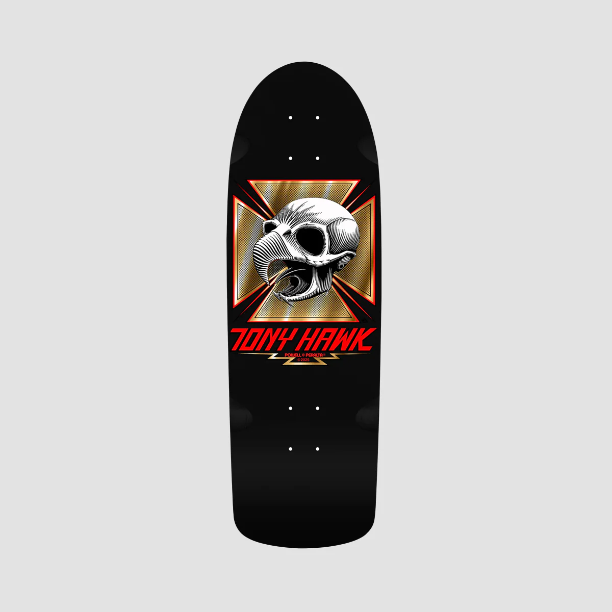 Powell Peralta Bones Brigade Series 16 Tony Hawk Skateboard Deck Black - 10"