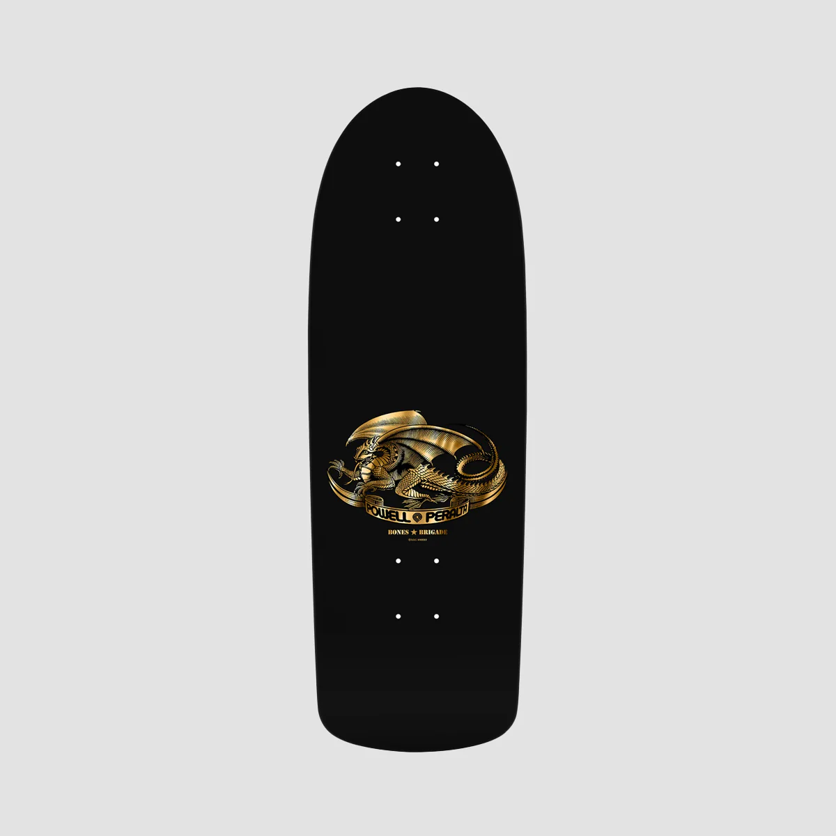 Powell Peralta Bones Brigade Series 16 Tony Hawk Skateboard Deck Black - 10" - Image 2