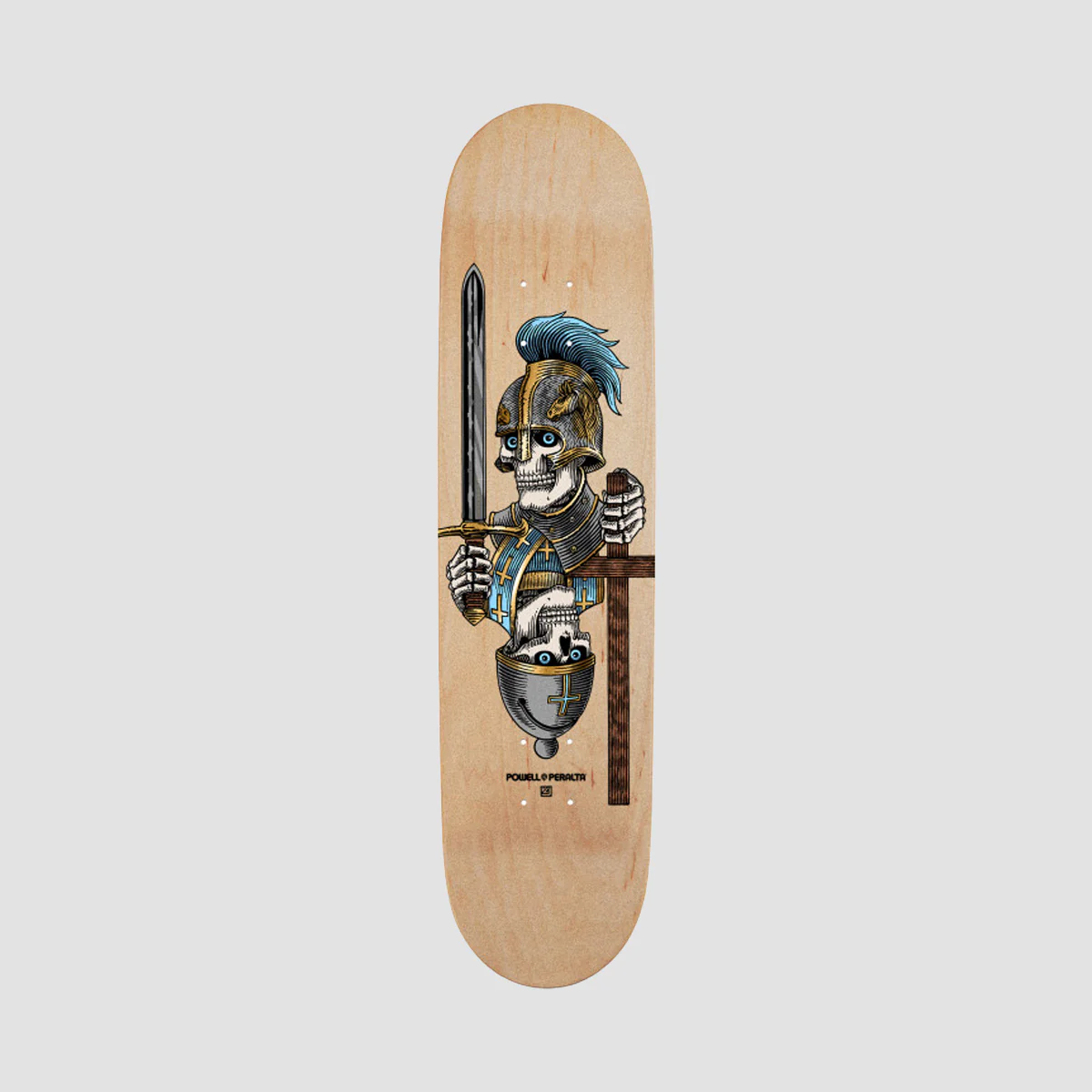 Powell Peralta Dan Corrigan Chess Skull Grip Tape Clear - 10.5" - Image 2