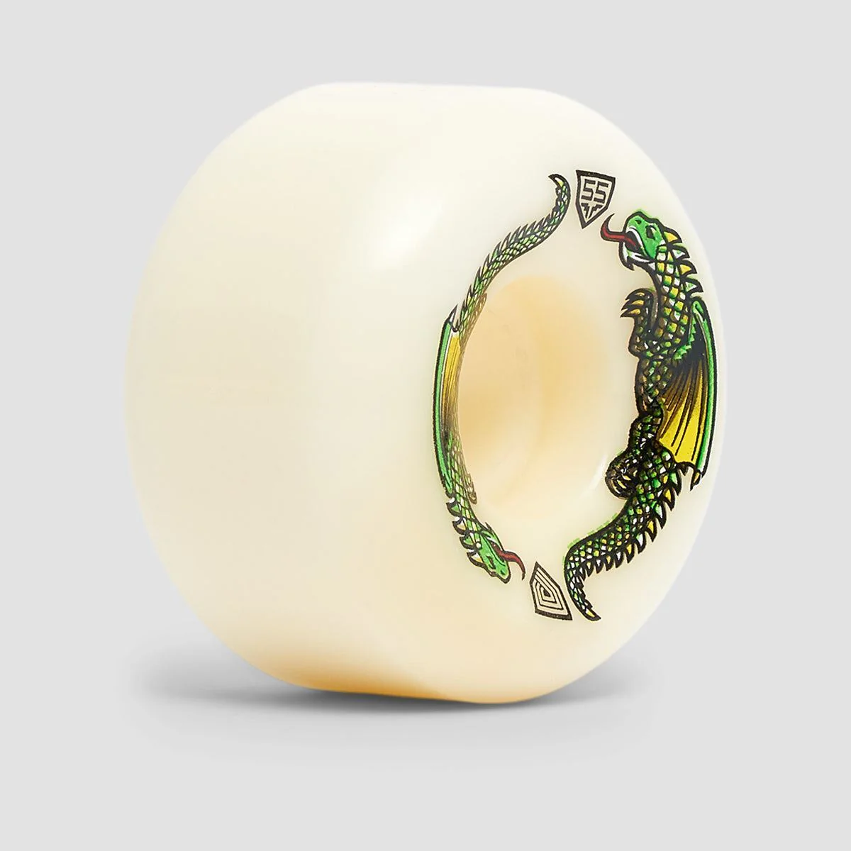 Powell Peralta Dragon Formula 93A V6 Skateboard Wheels Off White 55x35mm - Image 2