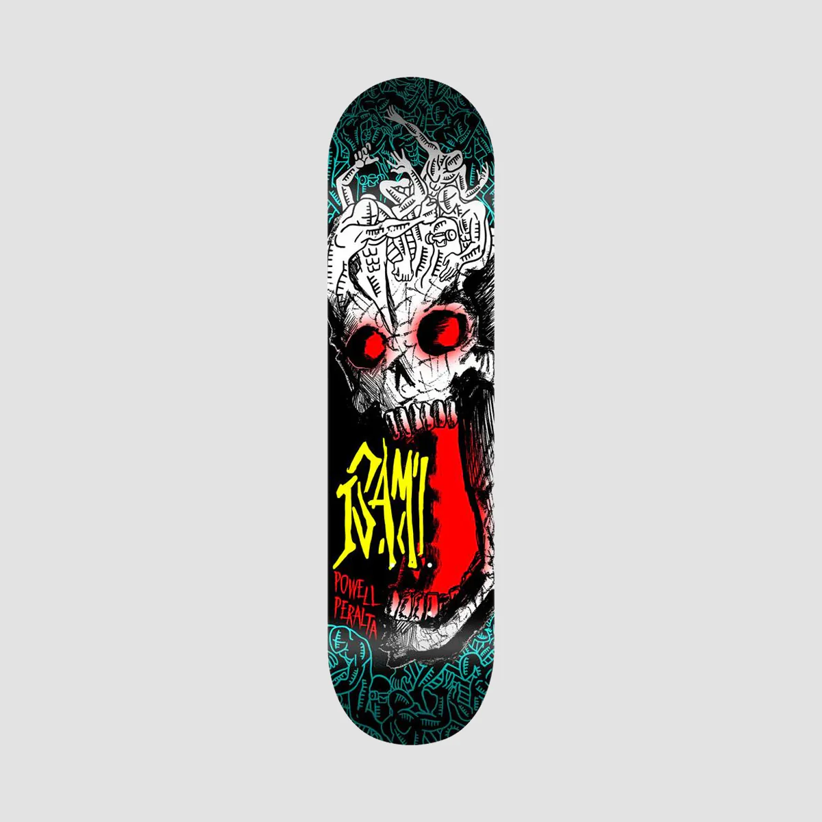 Powell Peralta Isamu Yamamoto Skull Freestyle 316 Skateboard Deck - 7.25"