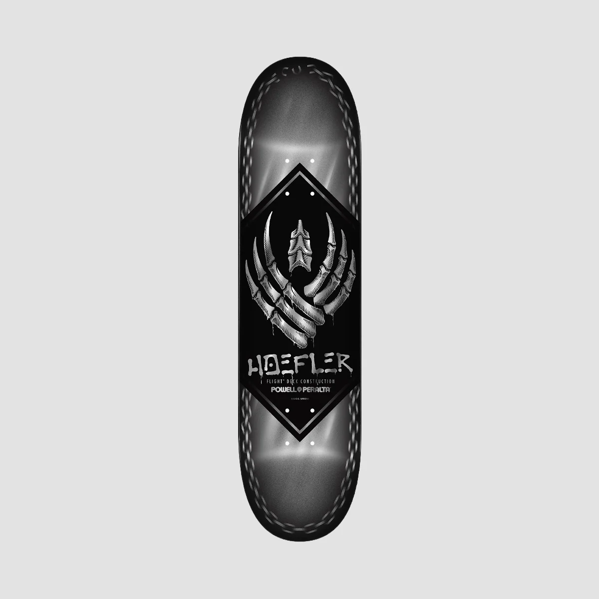Powell Peralta Kelvin Hoefler Chains 247 Flight Skateboard Deck Silver Foil - 8.00 Inches