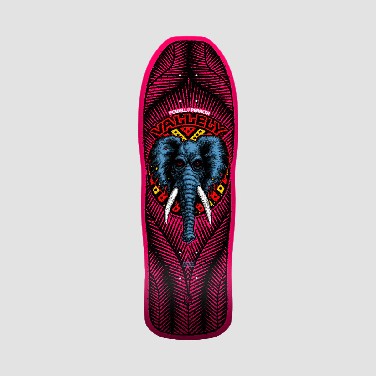 Powell Peralta Mike Vallely Elephant 163 Skateboard Deck Pink - 9.85"