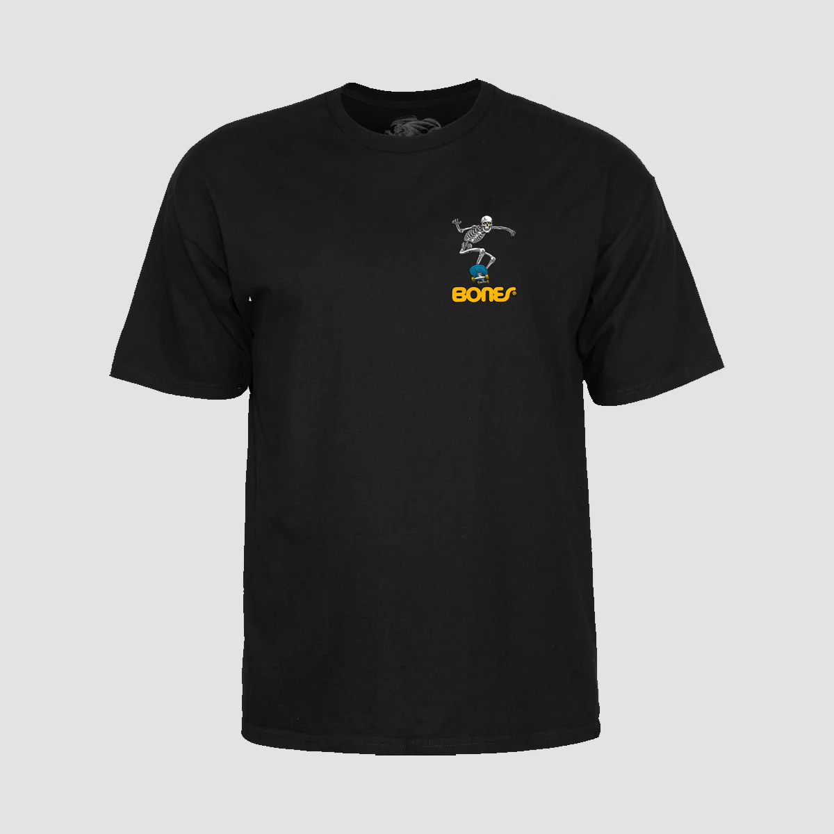 Powell Peralta Skateboard Skeleton 2 T-Shirt Black - Image 2