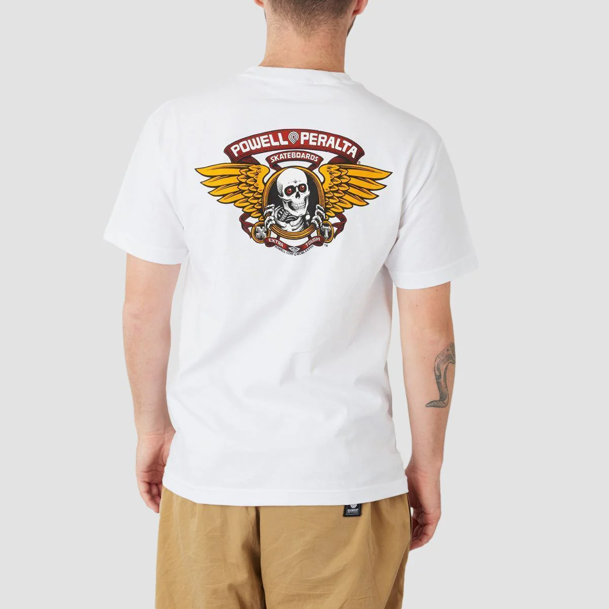 Powell Peralta Winged Ripper T-Shirt White - Image 2