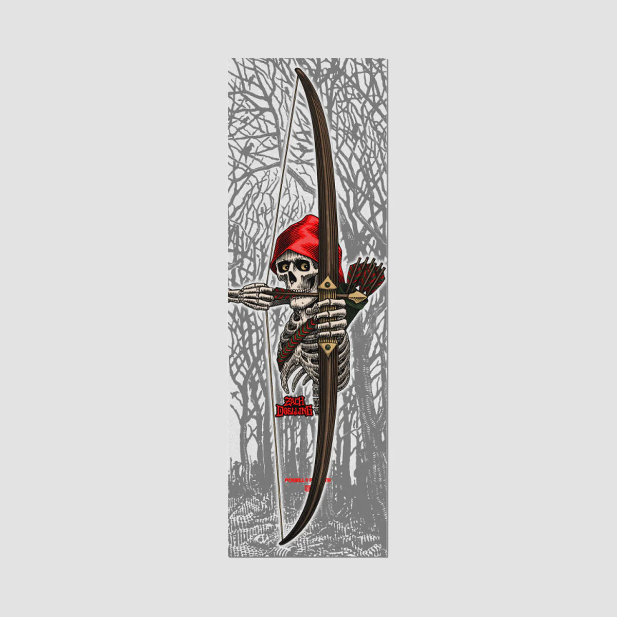 Powell Peralta Zach Doelling Archer Grip Tape Clear - 10.5"