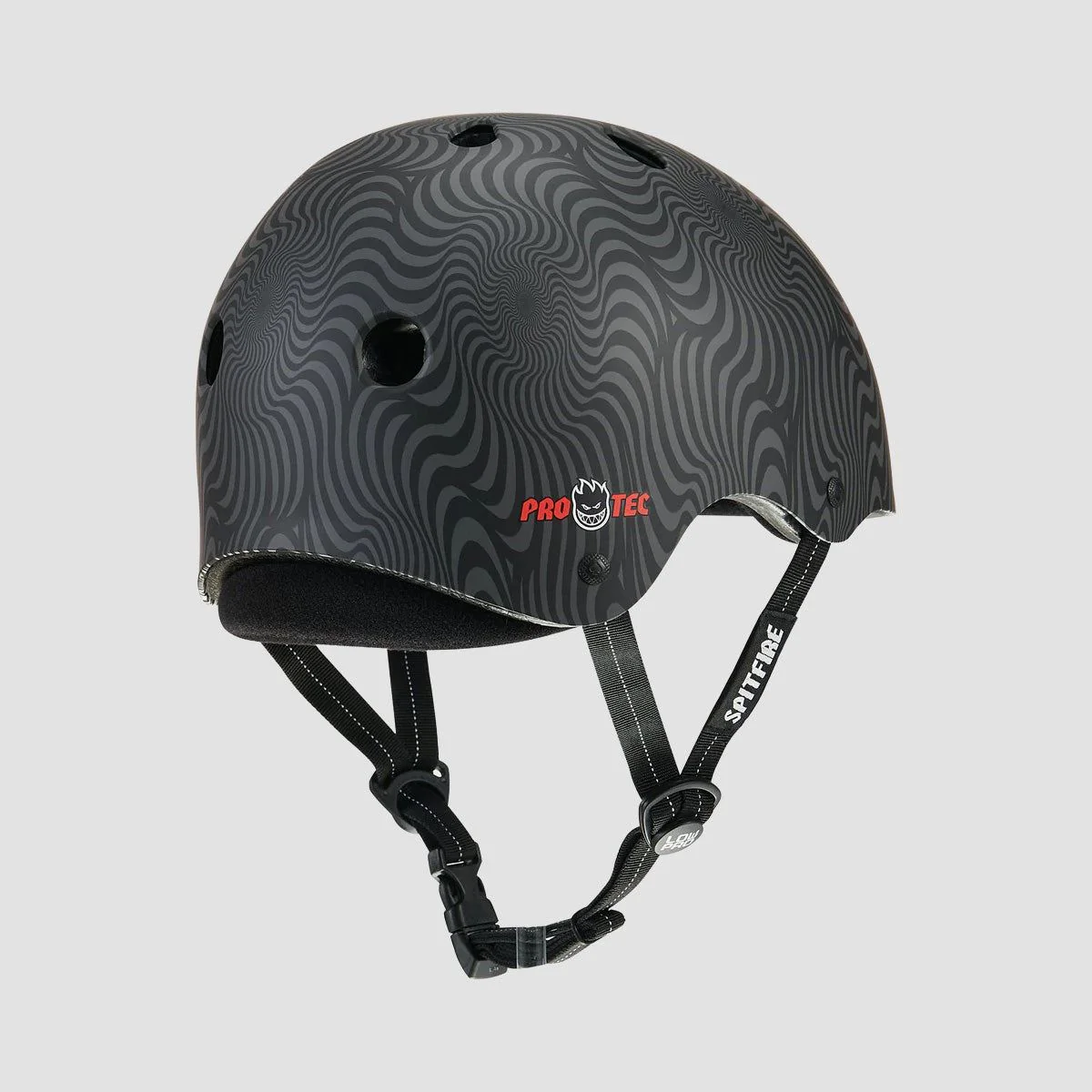 Pro-Tec X Spitfire Low Pro Helmet Black Swirl - Image 2