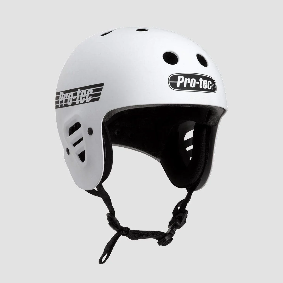 Protec Full Cut Certified Helmet Matte White