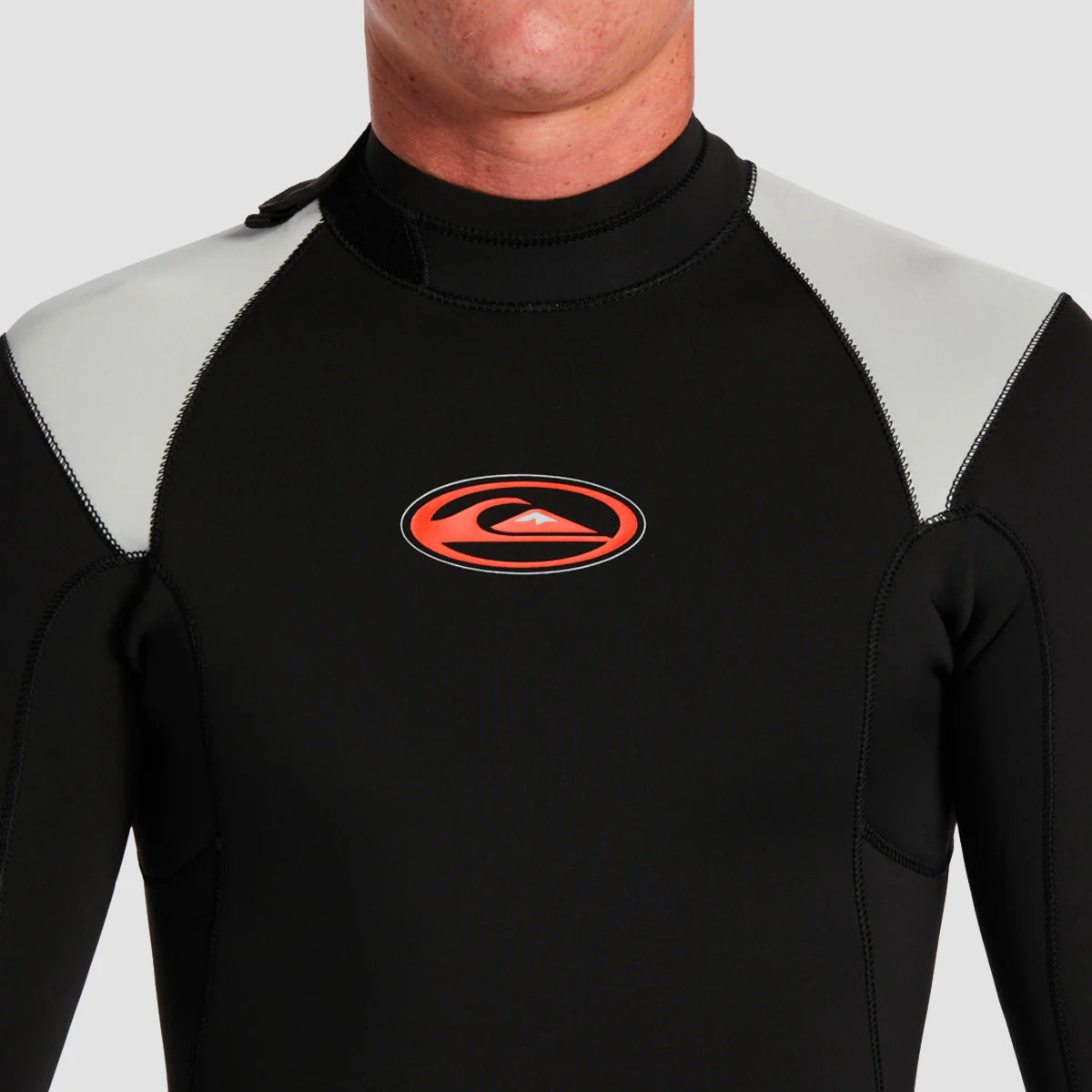 Quiksilver Everyday Saturn 4/3mm GBS Back Zip Wetsuit Black/Lunar Rock - Image 4