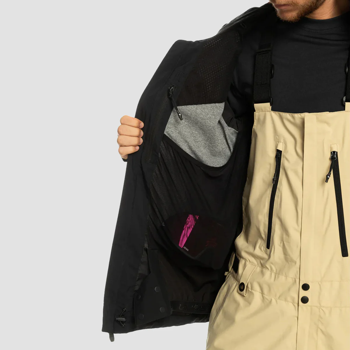 Quiksilver Forever Gore-Tex Snow Jacket Pale Khaki - Image 4