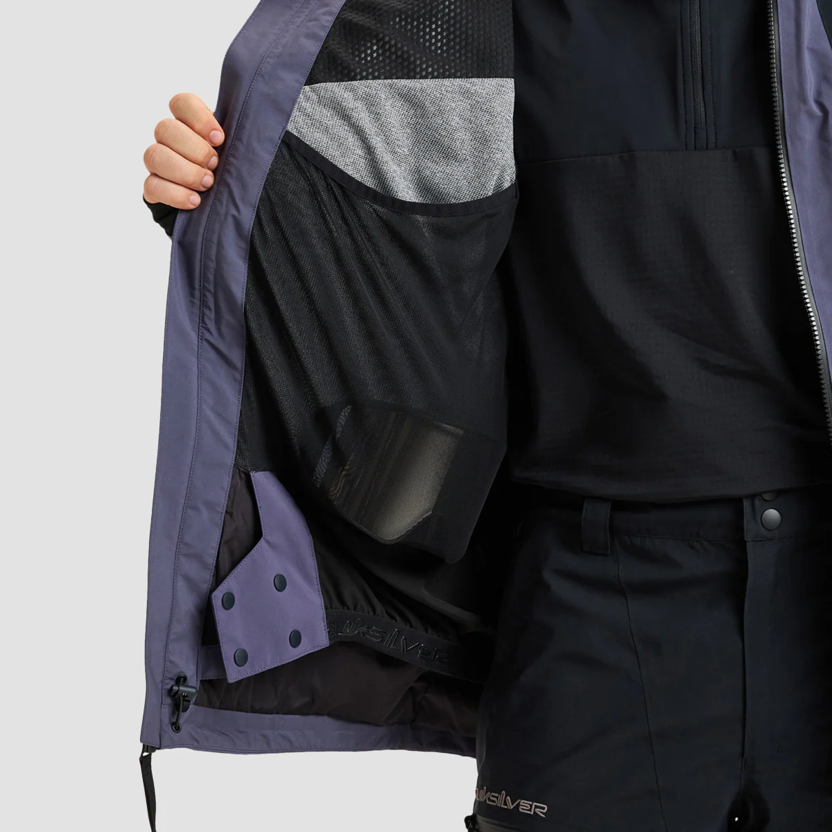 Quiksilver Forever Stretch Gore-Tex Snow Jacket Graystone - Image 4