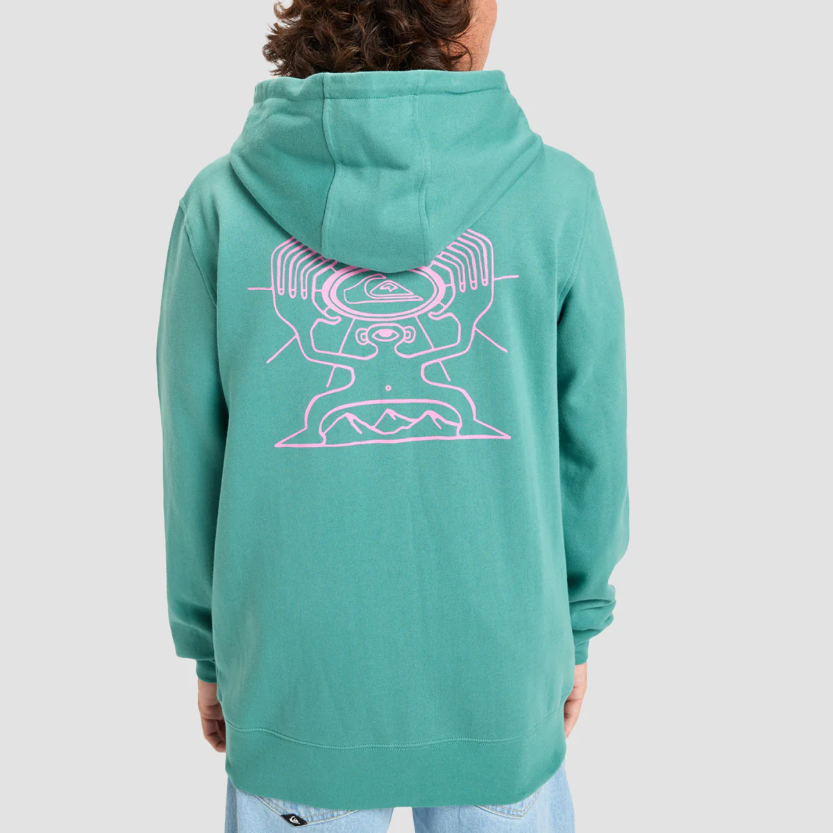 Quiksilver Graphic Zip Hoodie Deep Sea - Image 2