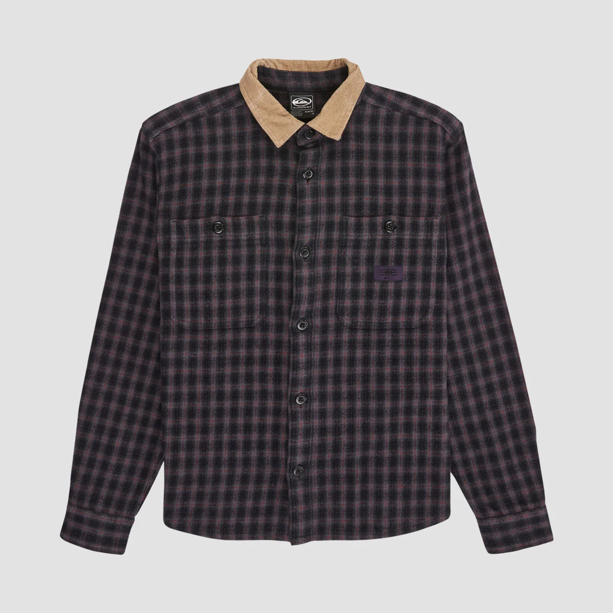 Quiksilver Mercury Sandstrokes Longsleeve Shirt Sand Strokes Black - Kids