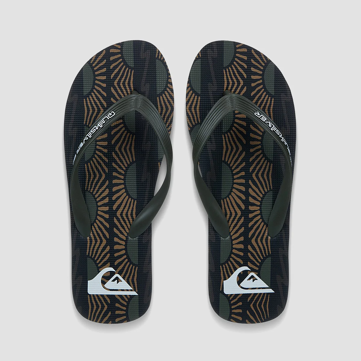 Quiksilver Molokai Art Flip-Flops No Destination Grape