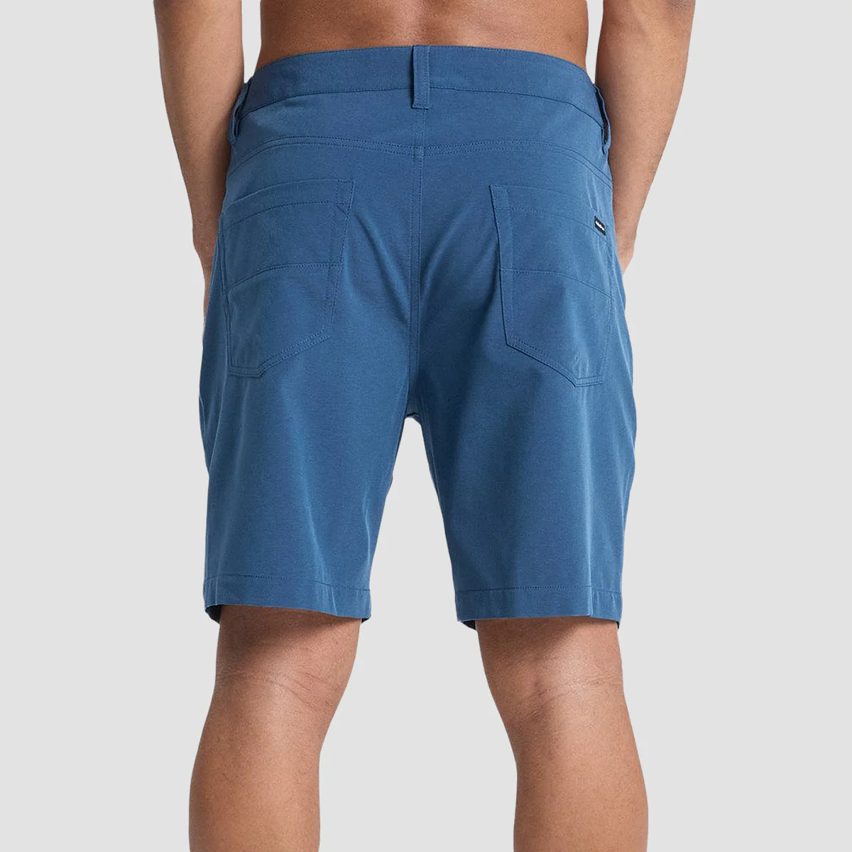 Quiksilver Nelson Amph 18" Hybrid Boardshorts Dark Denim Heather - Image 3
