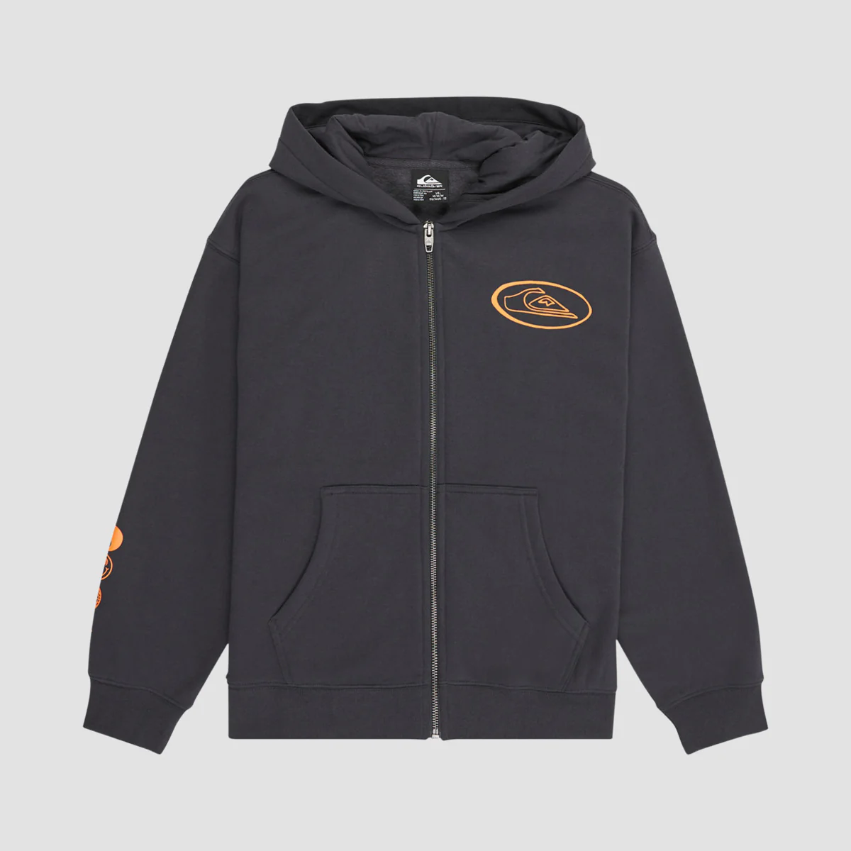 Quiksilver Salt Water Graphic Zip Hoodie India Ink - Kids