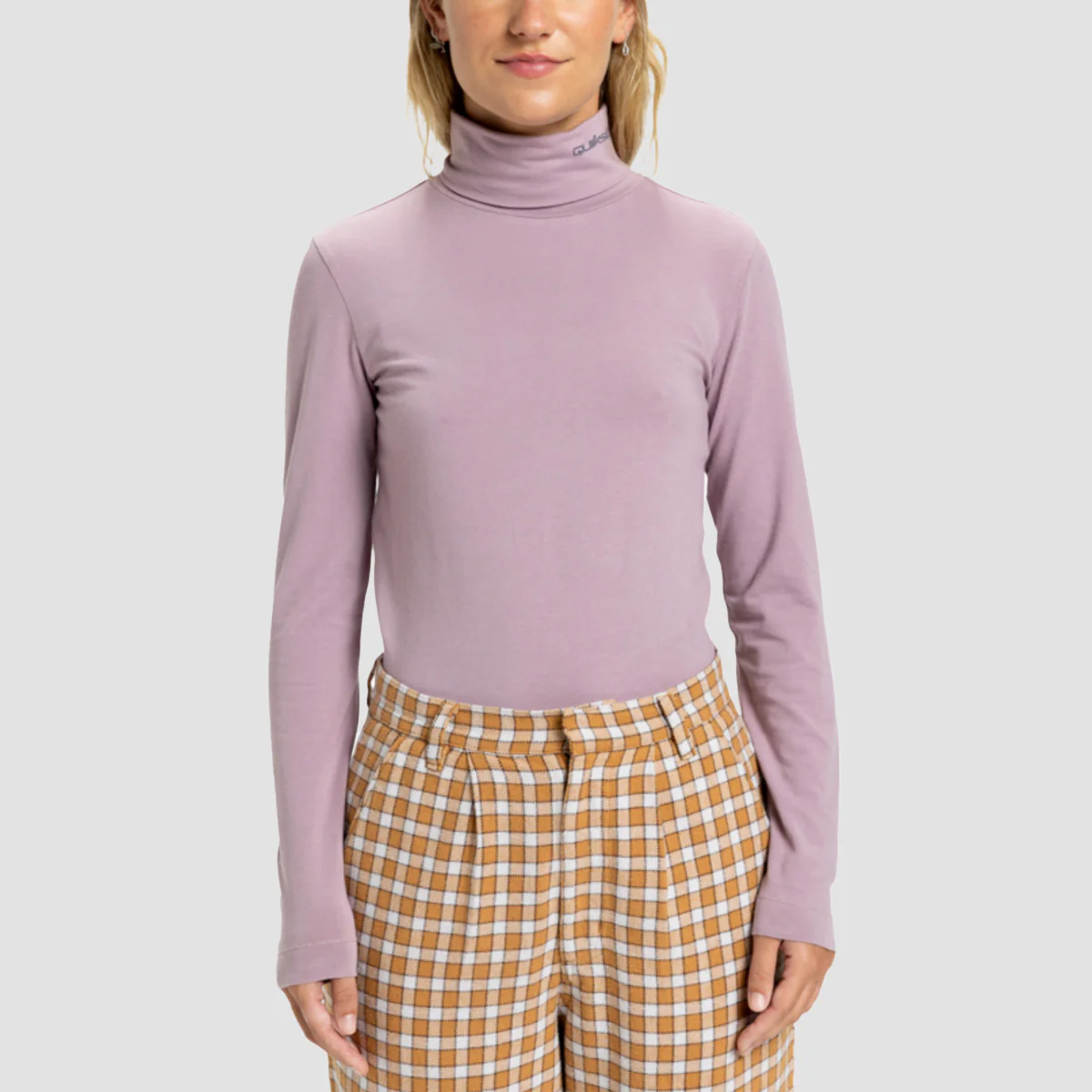 Quiksilver Saujana Turtle Neck Longsleeve T-Shirt Elderberry - Womens