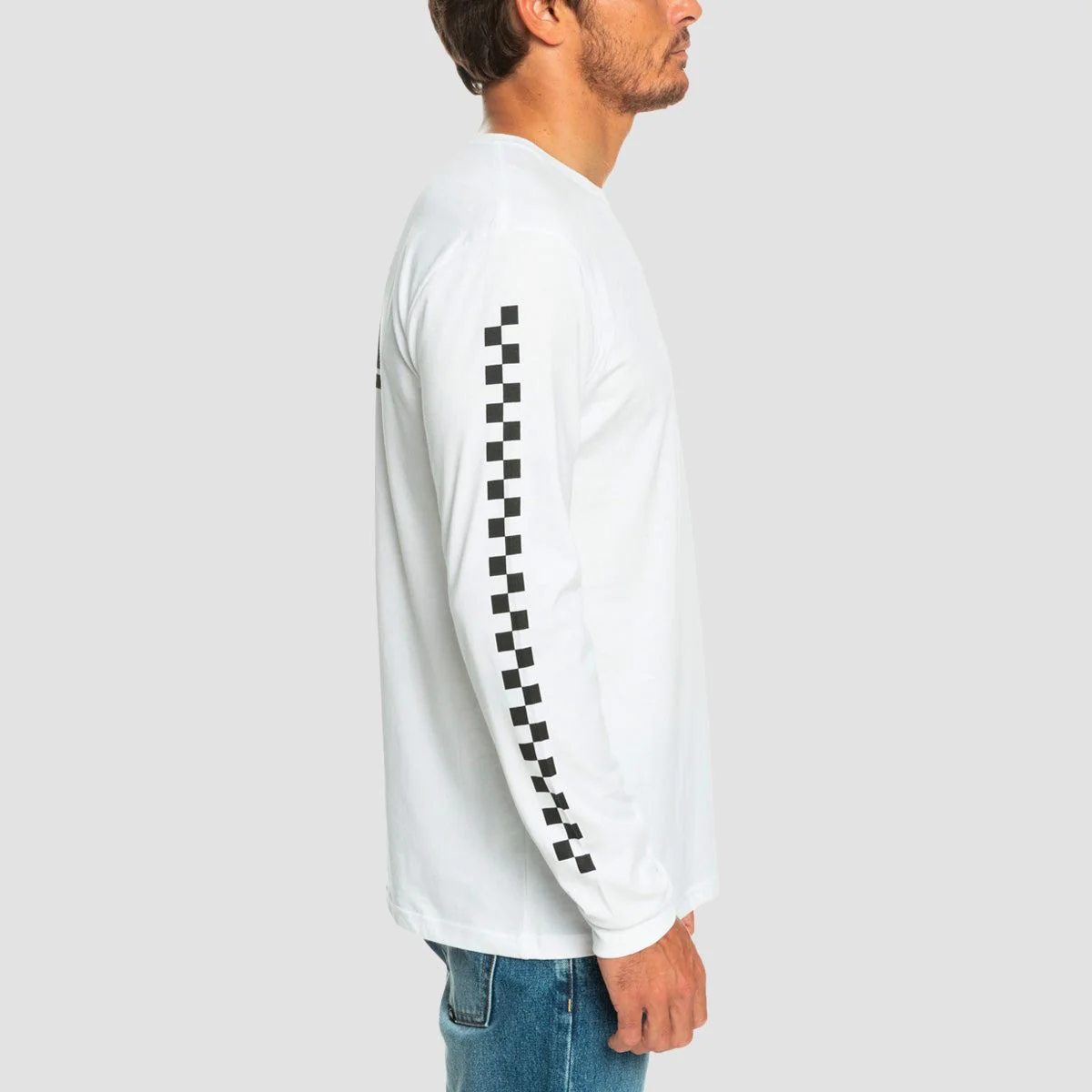 Quiksilver The Original Longsleeve T-Shirt White - Image 3