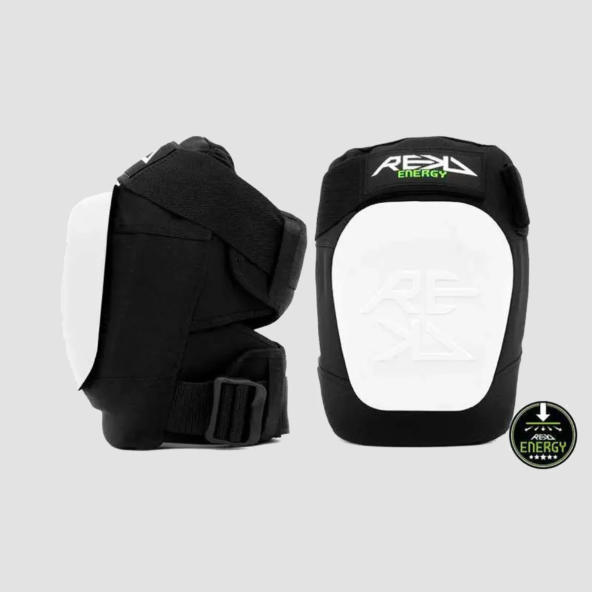REKD Energy Patrol Knee Pads White - Image 2