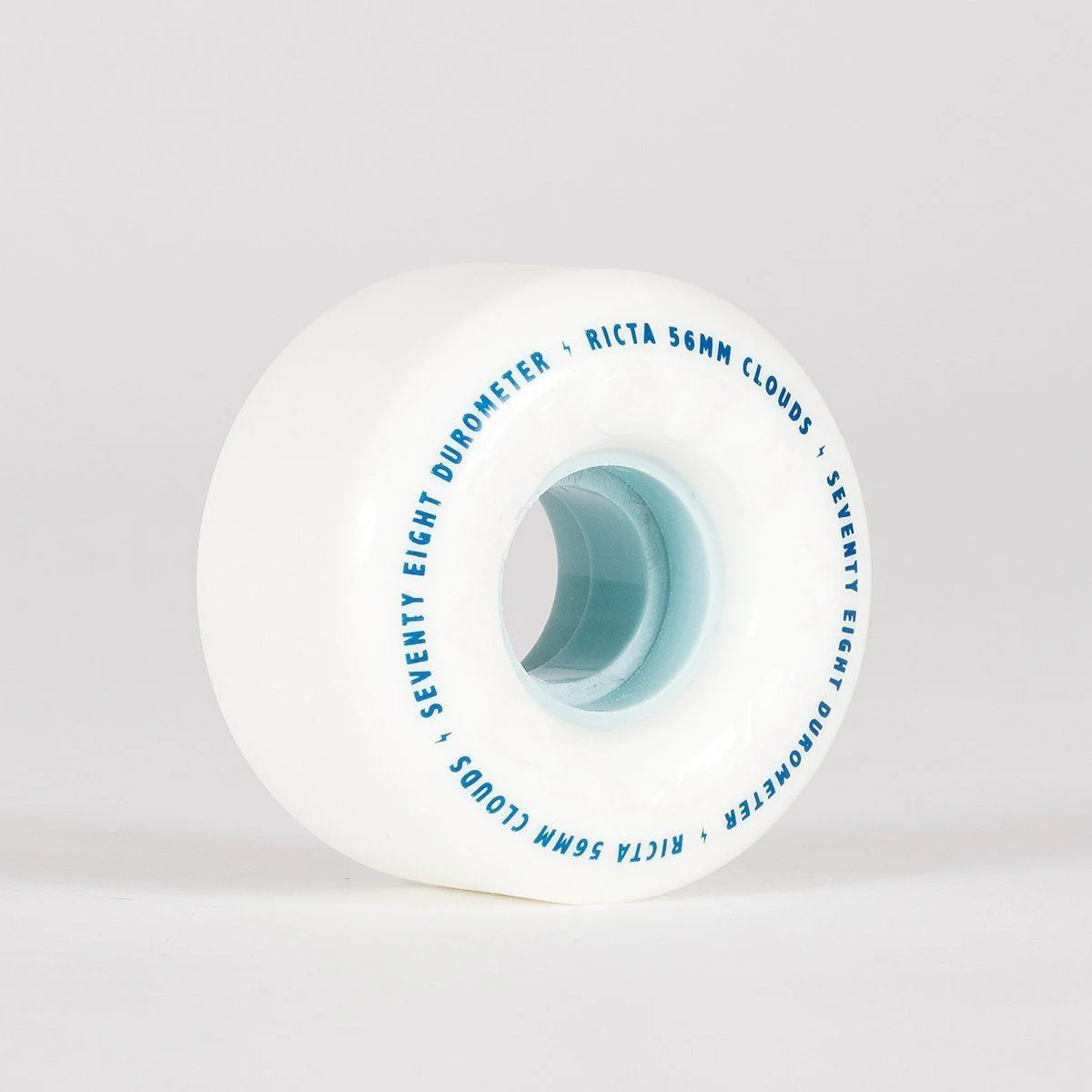 Ricta Clouds 78a Skateboard Wheels White/Blue 56mm - Image 3