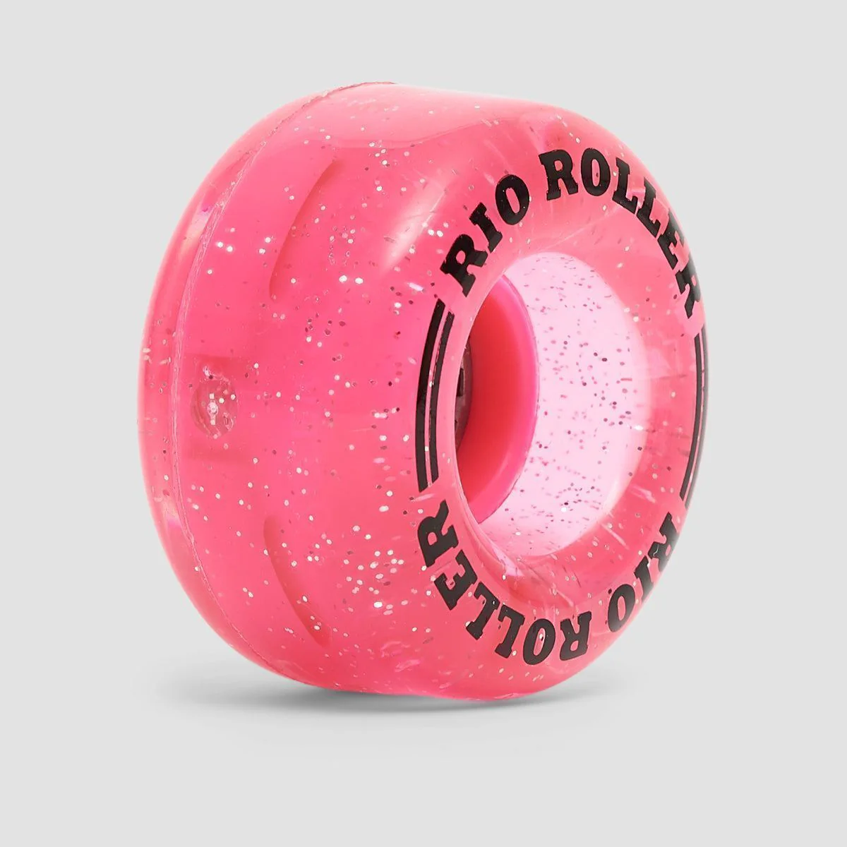Rio Roller Light Up Wheels x4 Pink Glitter 58mm - Image 2