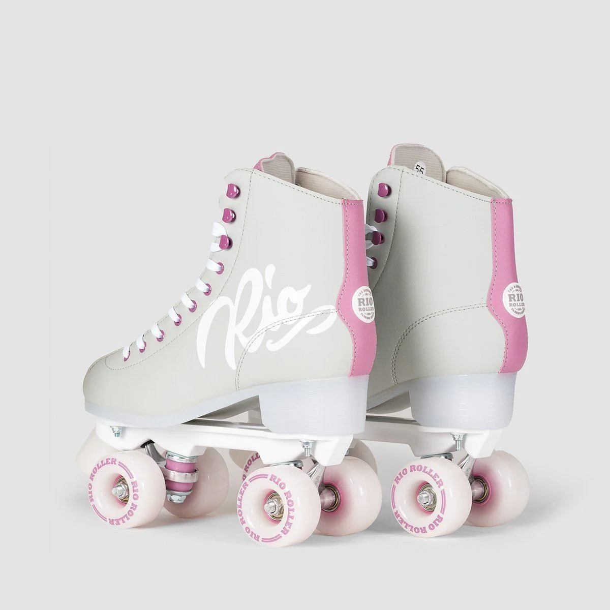 Rio Roller Script Quad Skates Grey/Purple - Image 5