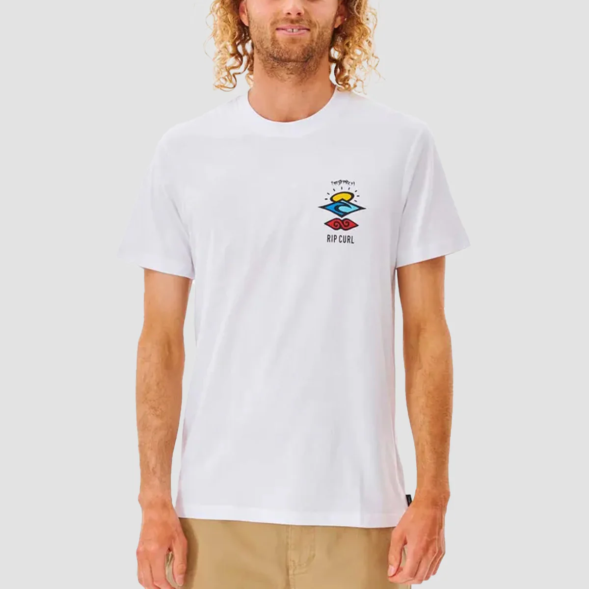 Rip Curl Search Icon T-Shirt White - Image 2