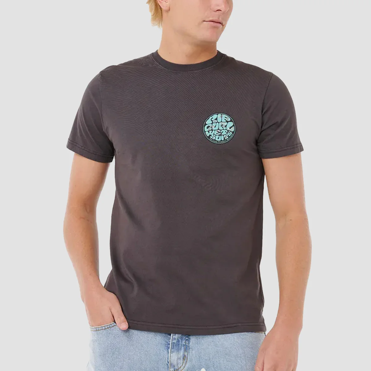 Rip Curl Wettie Passage Icon T-Shirt Phantom - Image 2