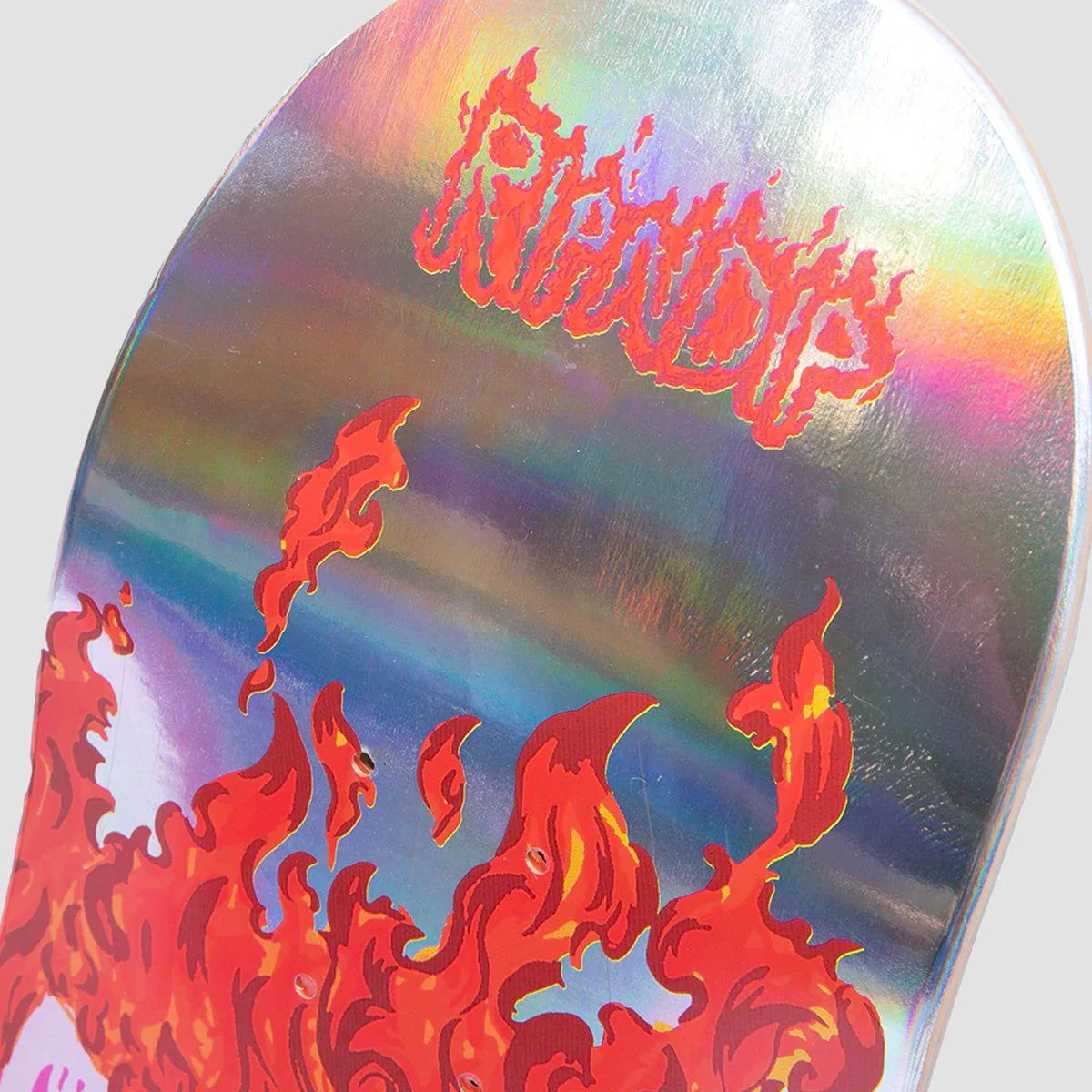 Ripndip Nerm In Heck Skateboard Deck Red - 8.25" - Image 2
