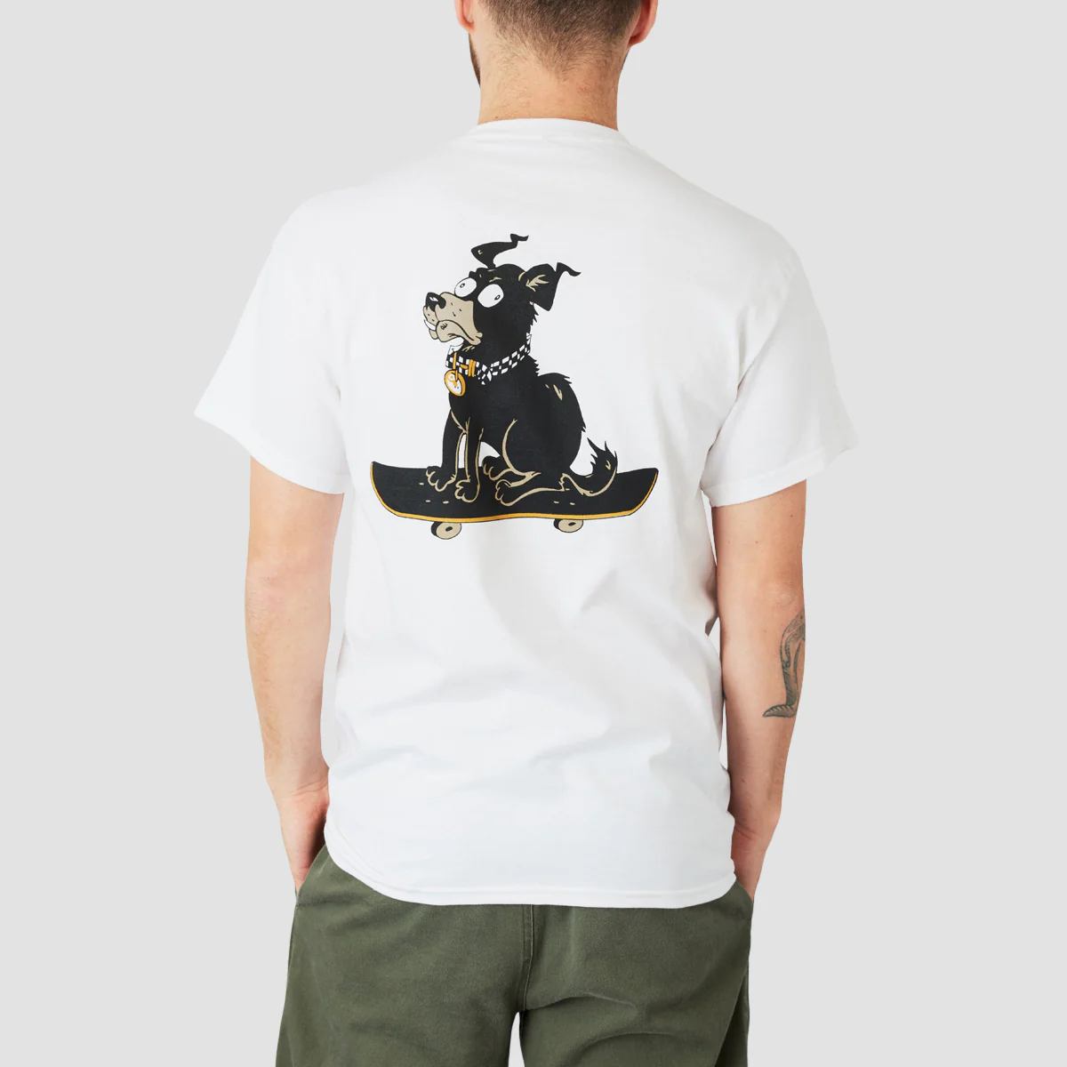 Rollersnakes Rory T-Shirt White - Image 2