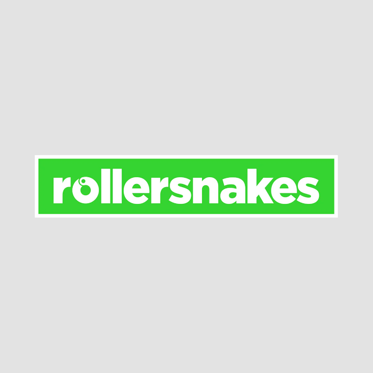 Rollersnakes WordMark Sticker Flugreen 200x41mm