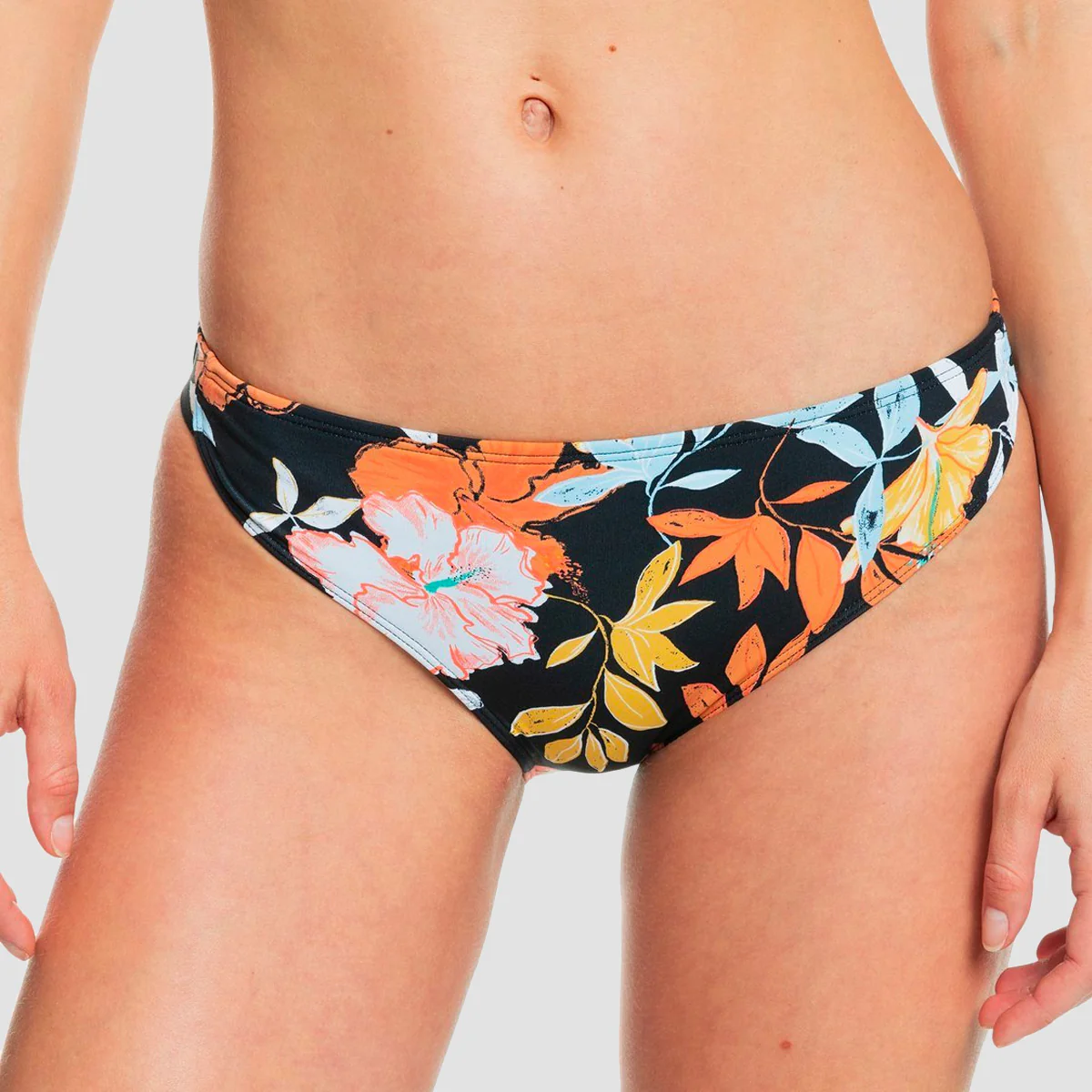 Roxy Beach Classics Bikini Bottoms Anthracite S Island Vibes - Womens