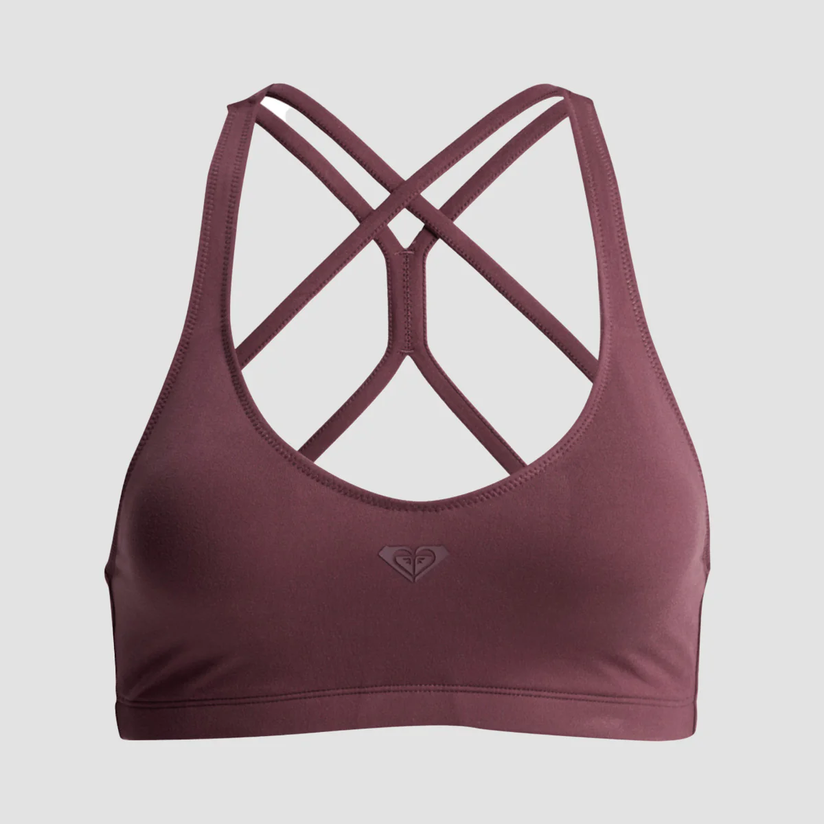 Roxy Heart Into It Sports Bra Huckleberry - Womens