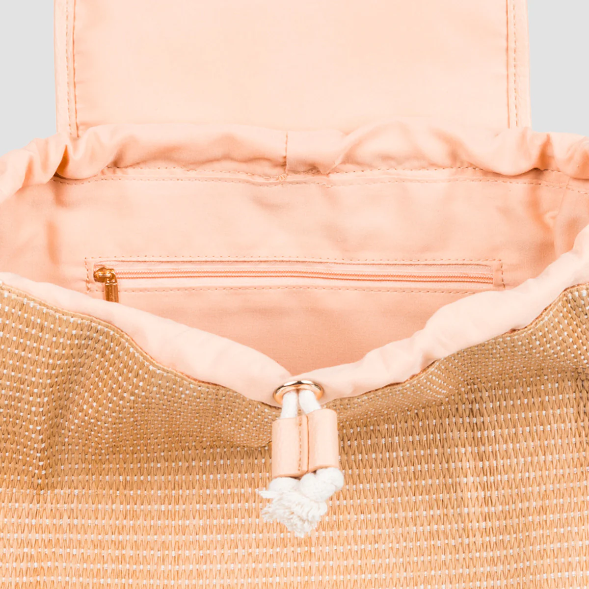 Roxy Island Key Beach Backpack Natural - Womens - Image 4
