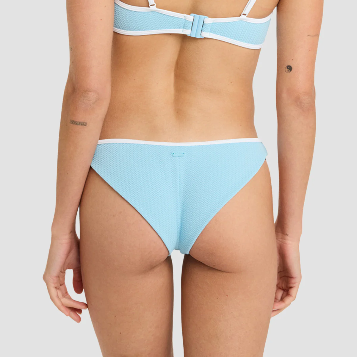 Roxy Kauai Cheeky Bikini Bottoms Sky Blue - Womens - Image 2