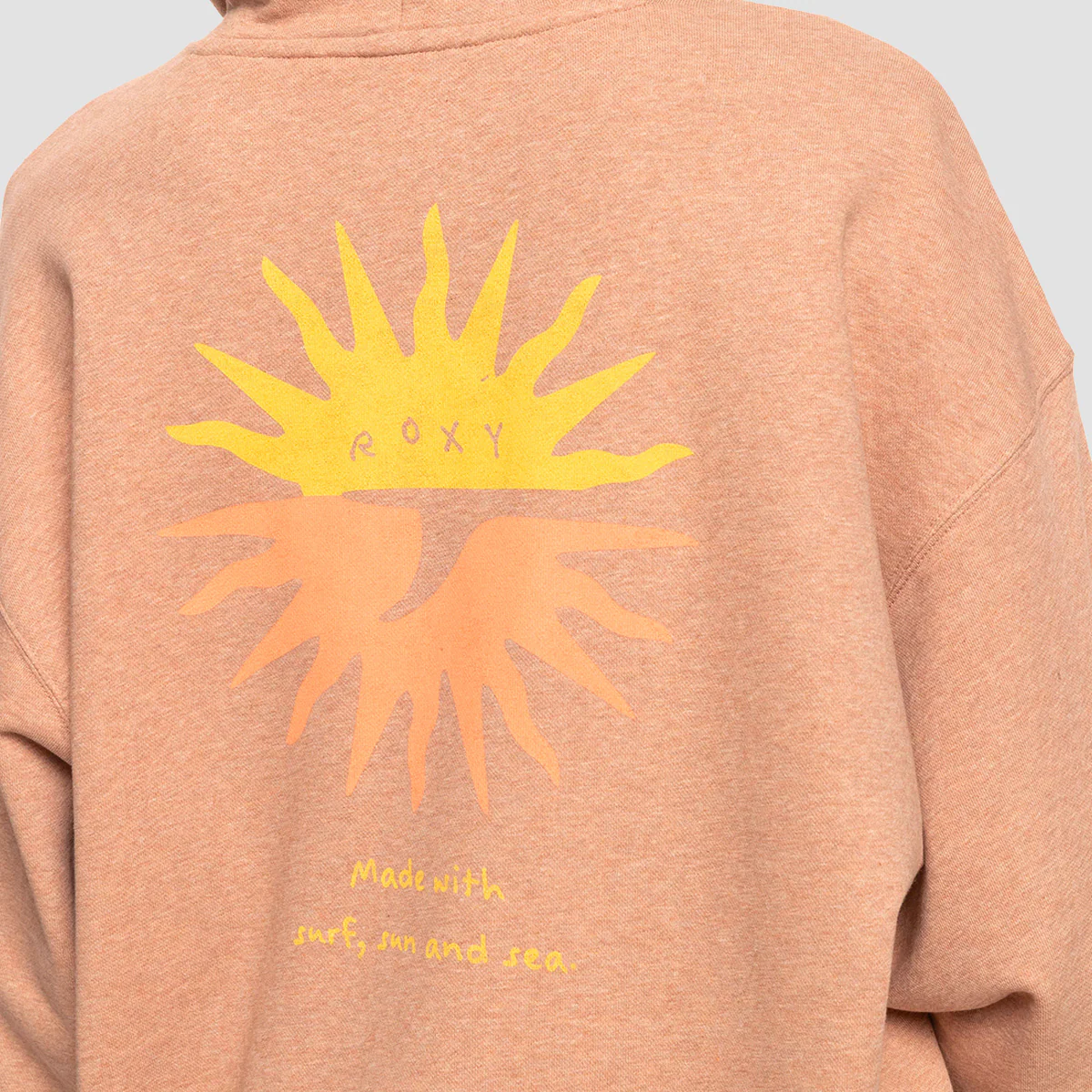 Roxy Lights Out Pullover Hoodie Cork - Womens - Image 2
