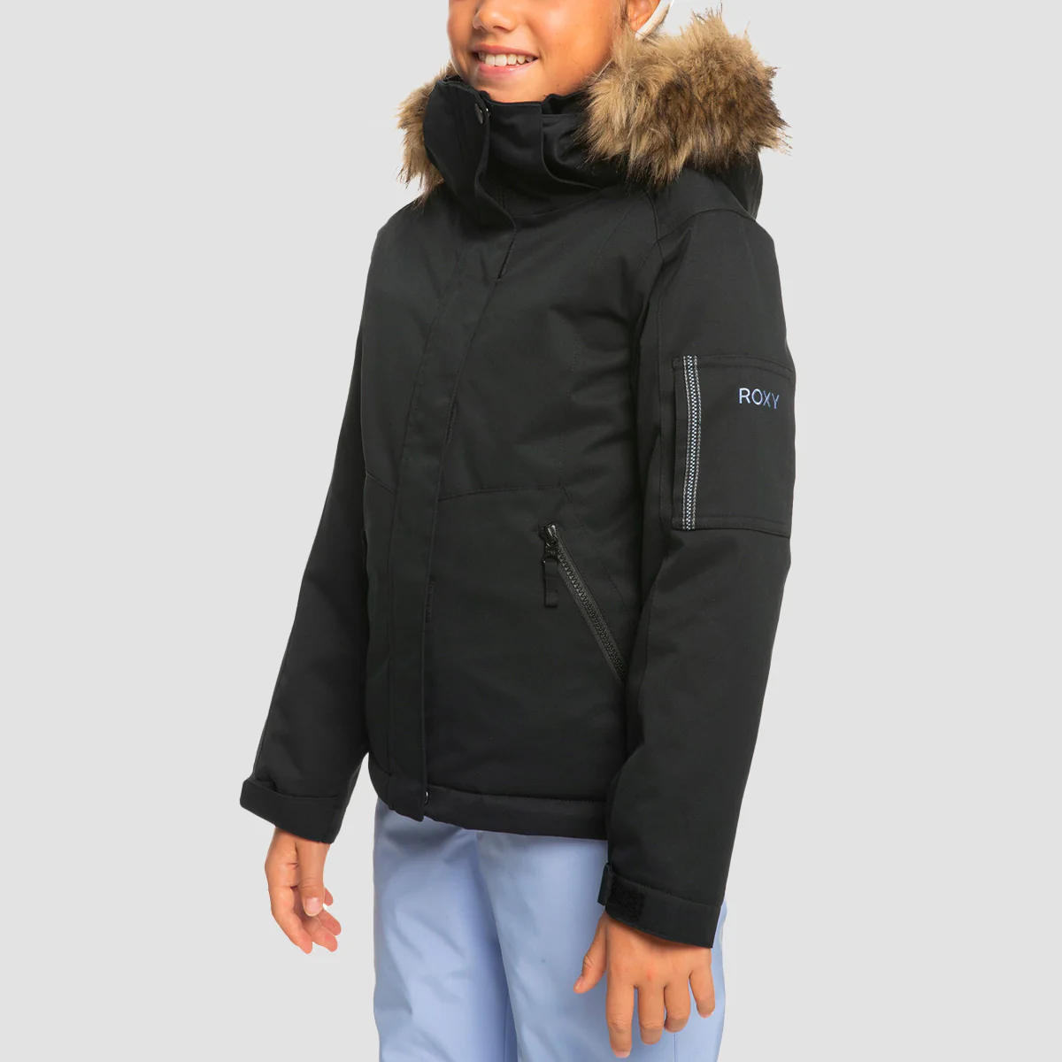 Roxy Meade Insulated Snow Jacket True Black - Girls - Image 2