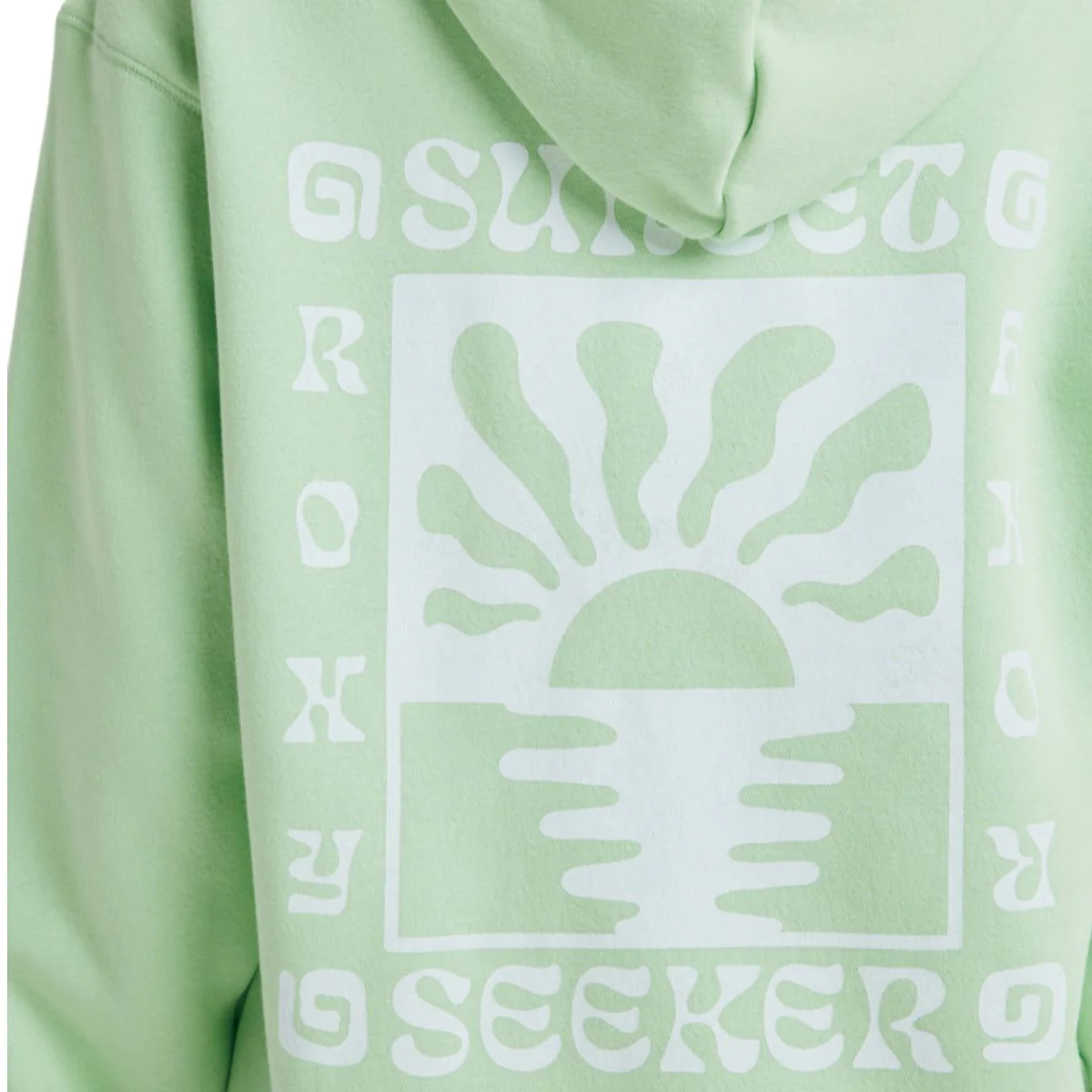 Roxy Surf Stoked VT Pullover Hoodie Pistachio Green - Womens - Image 3