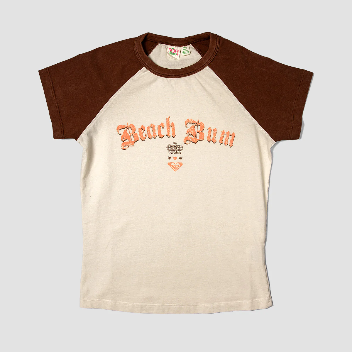 Roxy X Juicy Couture Raglan T-Shirt Coconut Milk