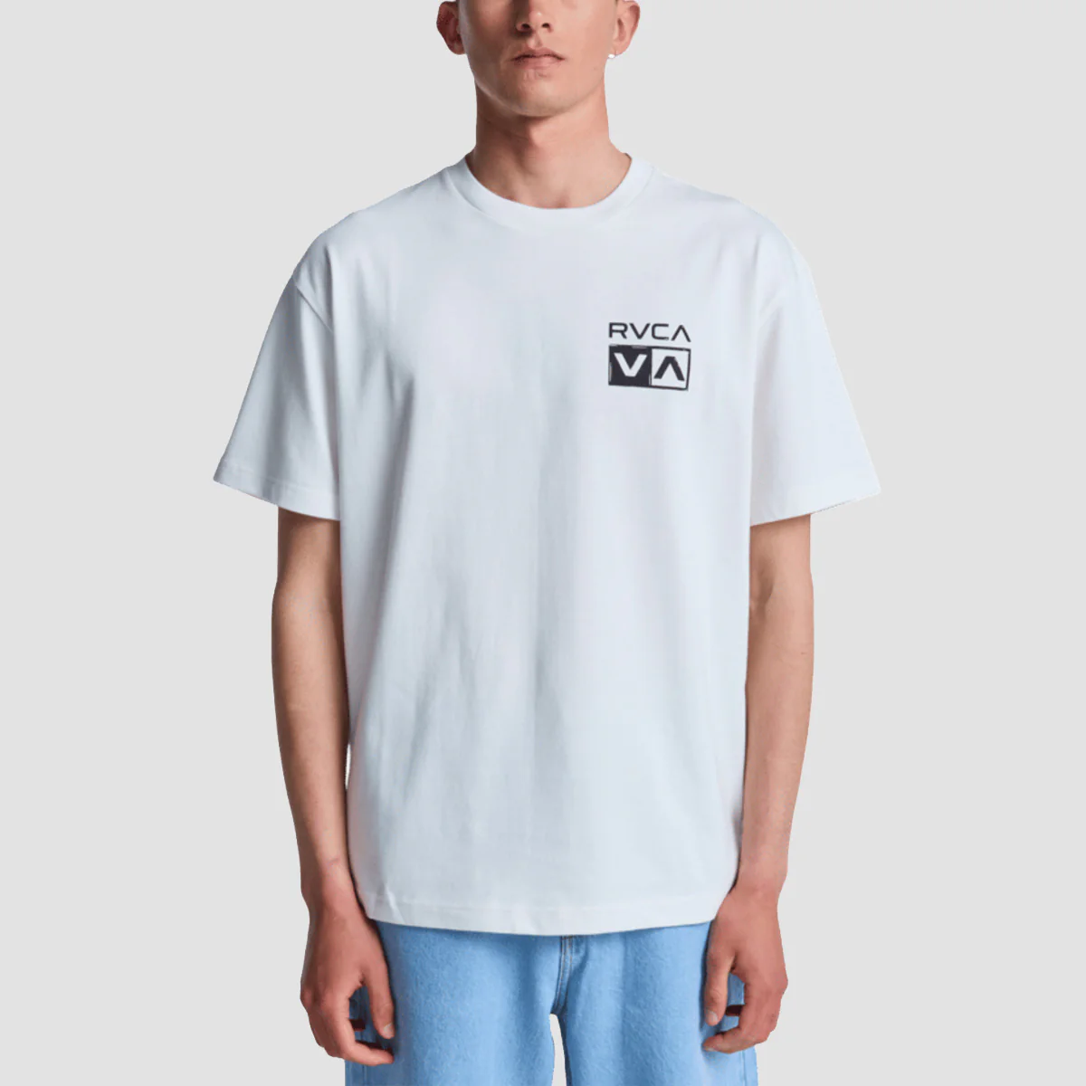 RVCA Horton Florida T-Shirt Antique White - Image 2
