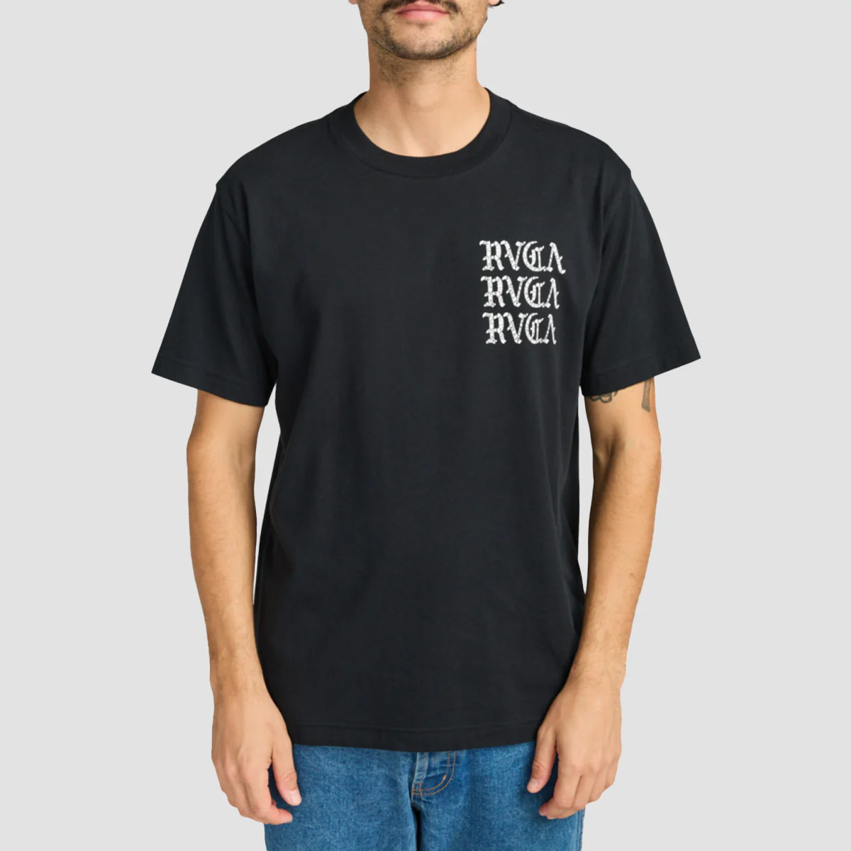 RVCA Iron On T-Shirt Black