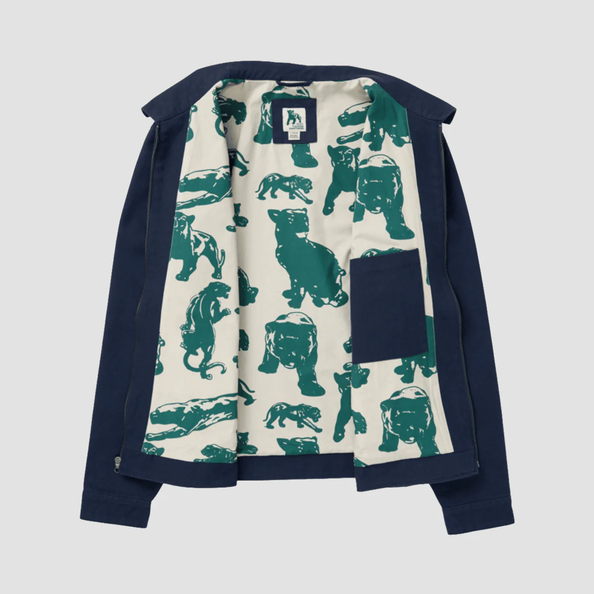 RVCA Panther Team Jacket Garage Blue - Image 2