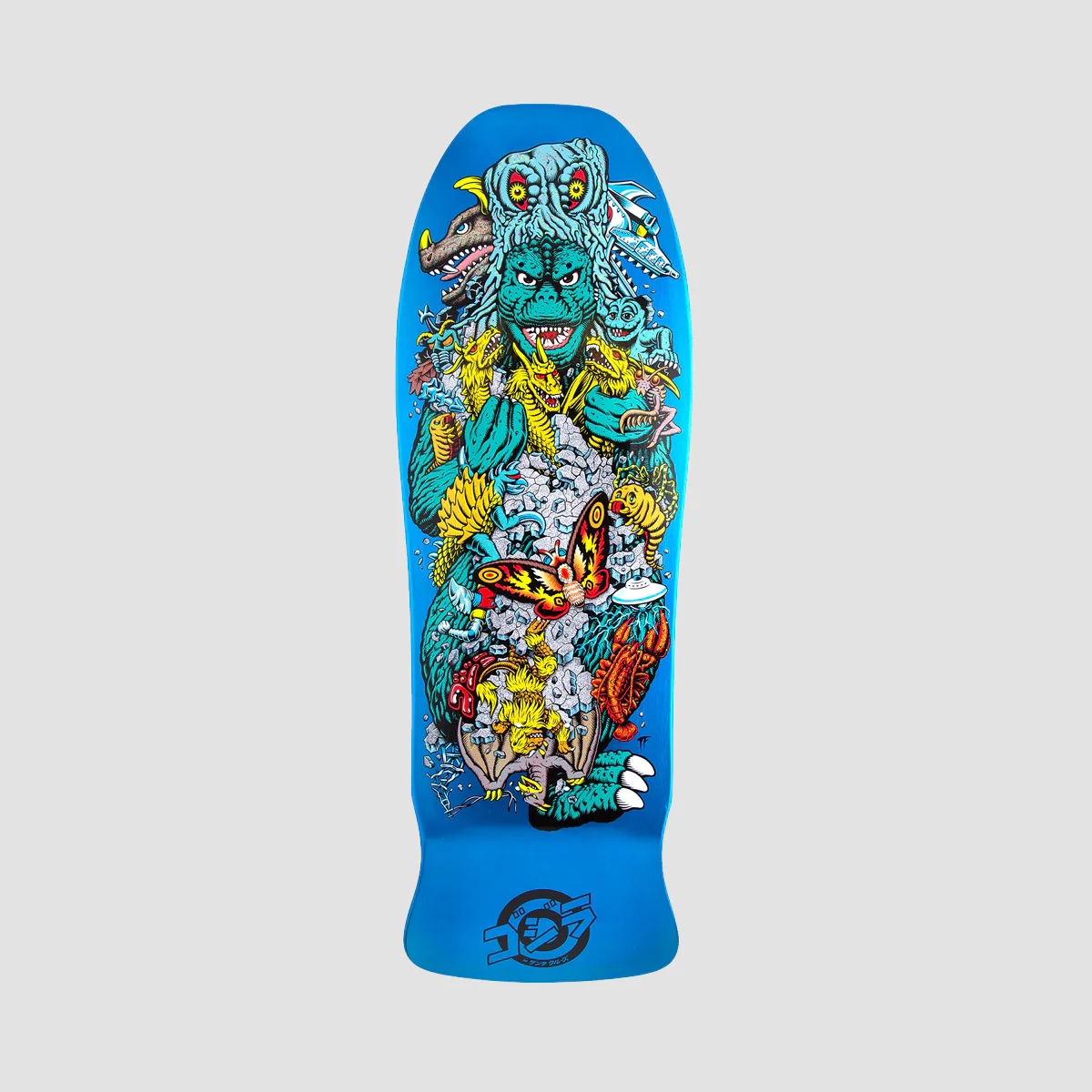 Santa Cruz Godzilla Kaiju Roskopp Skateboard Deck - 10.125"