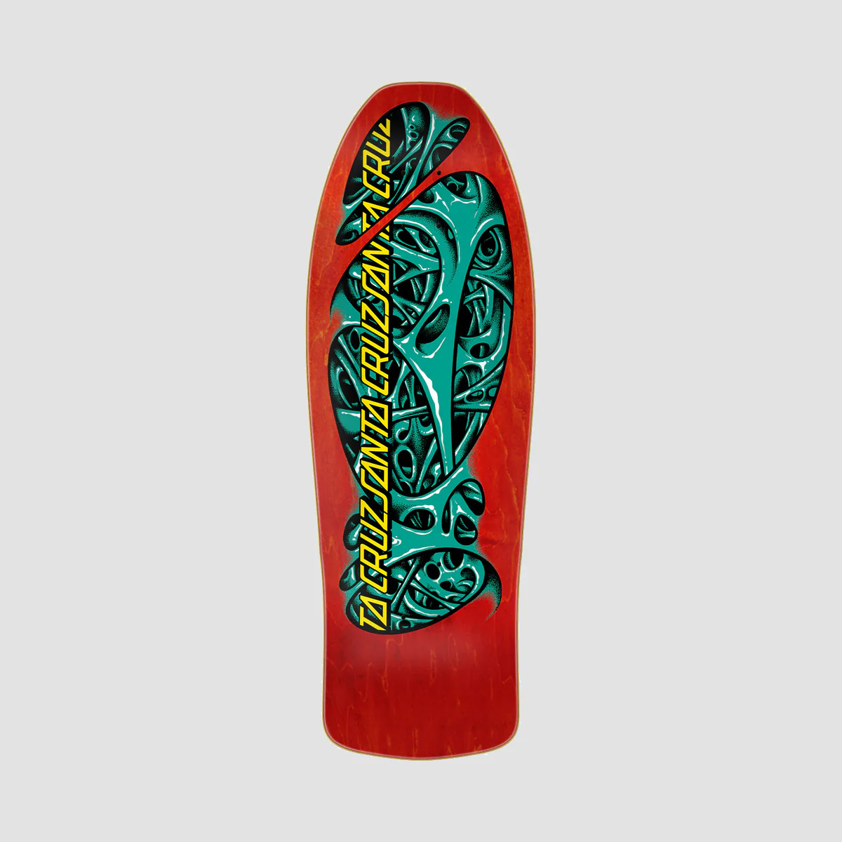 Santa Cruz Oops Mucus Reissue Skateboard Deck Red Veneer - 10.32"