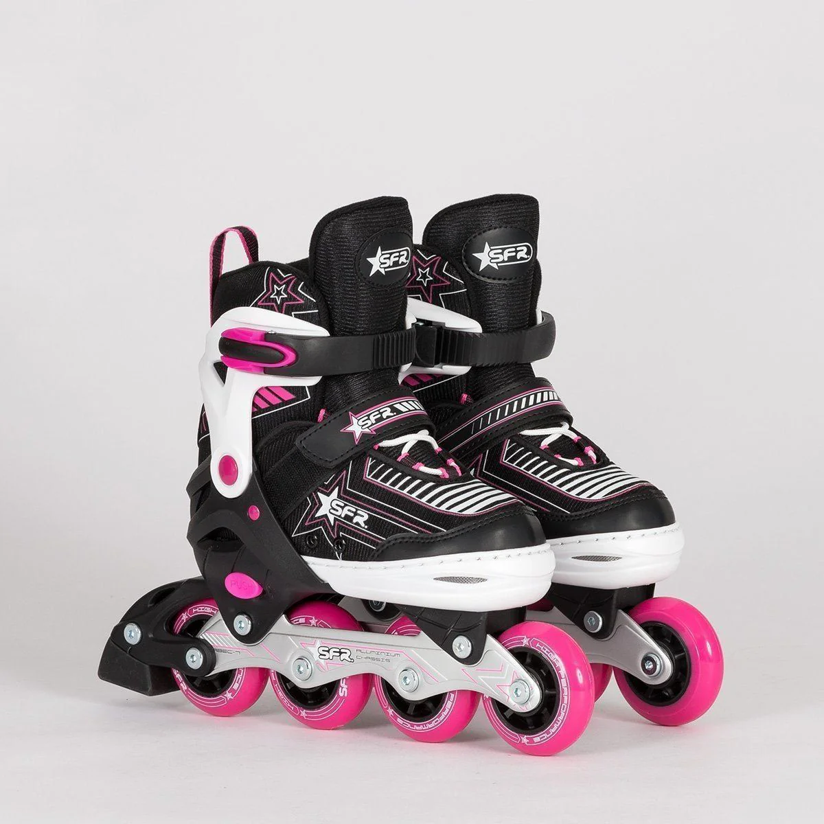 SFR Pulsar Adjustable Inline Skates Pink - Kids - Image 2