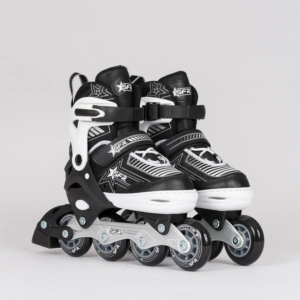 SFR Pulsar Adjustable Inline Skates Silver - Kids - Image 2