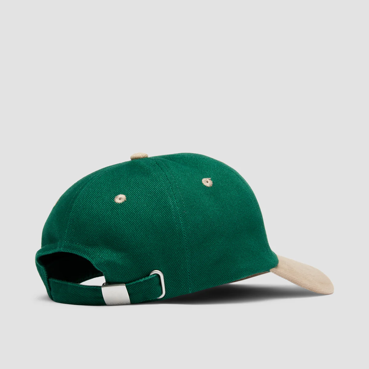 Short Straw Logo Cap Green/Taupe - Image 3