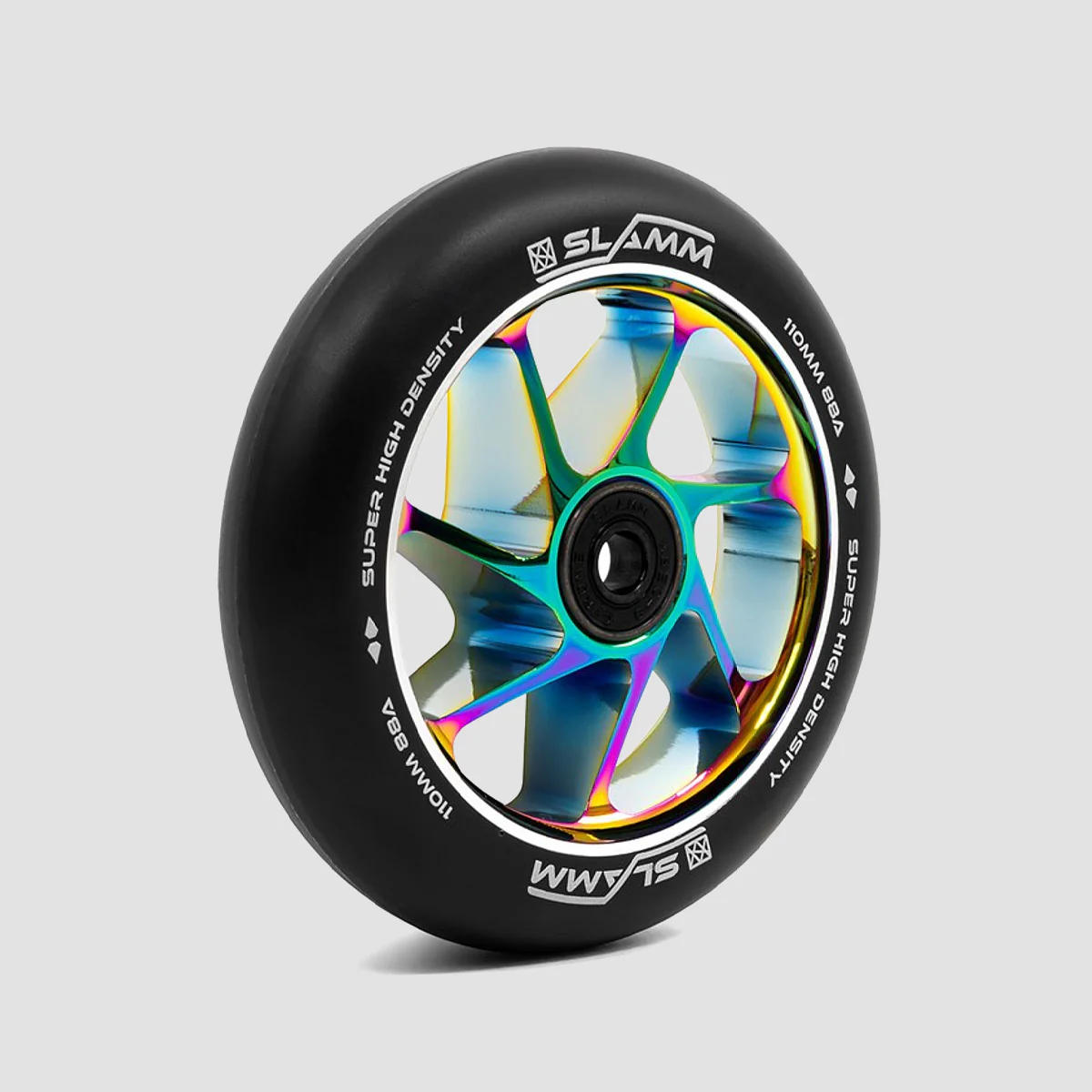 Slamm 110mm Team Wheel x1 Black/Neochrome - Image 2