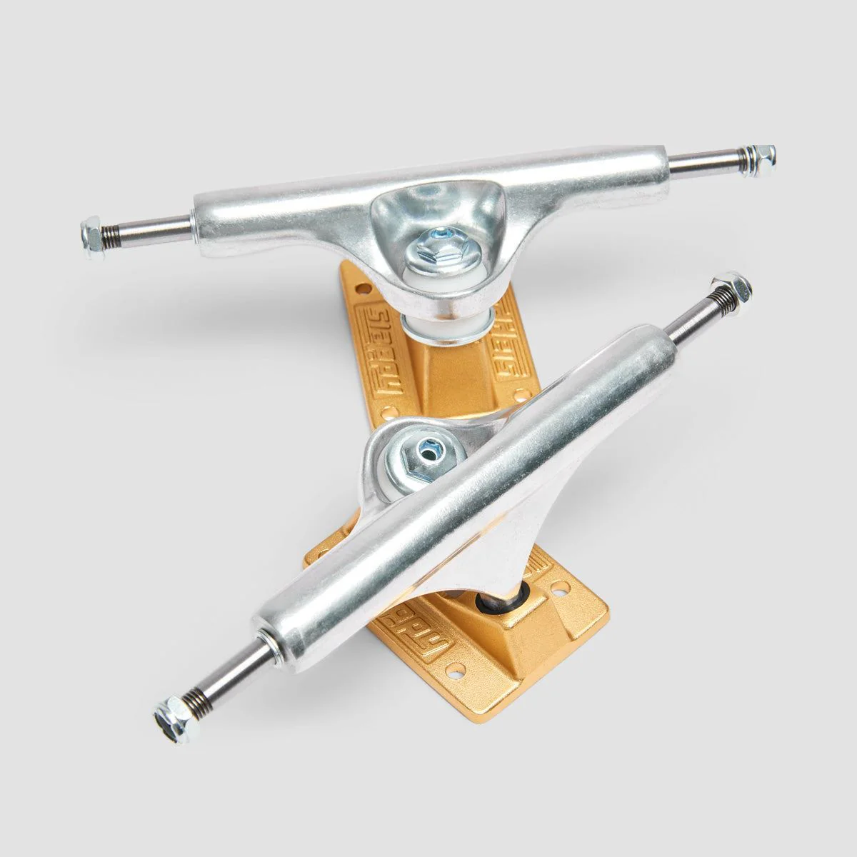 Slappy ST1 Lights Skateboard Trucks 1 Pair Gold - 8.25" - Image 4